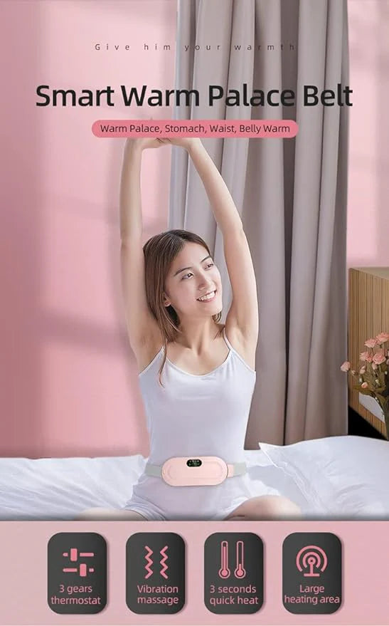 Period Belt – Fast Heating & Soothing Massage for Menstrual Relief
